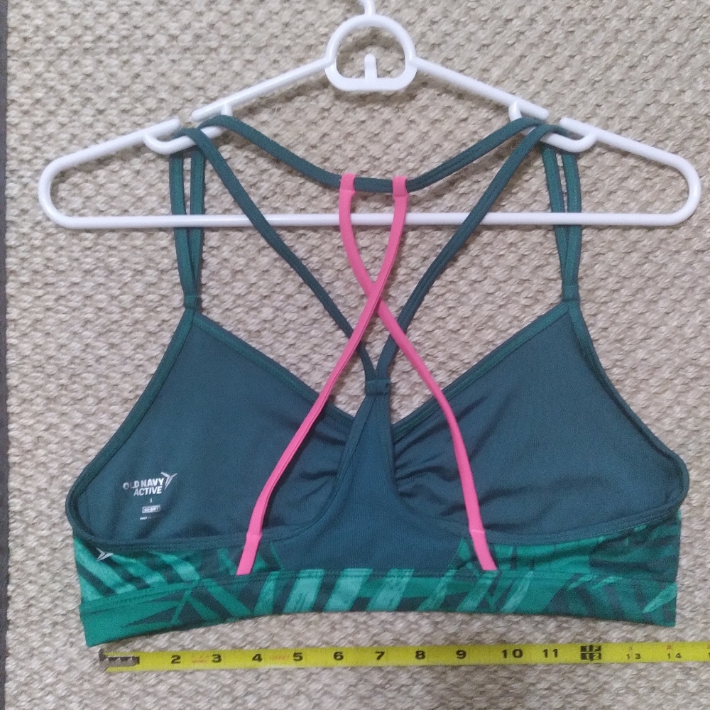 Old Navy Contrasting Strappy Sports Bra VGUC! - Picture 3 of 7
